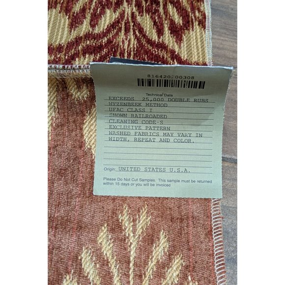 S. Harris Designer Fabric Samples Discontinued Patterns Cotton Blend Decor Use - Picture 5 of 16